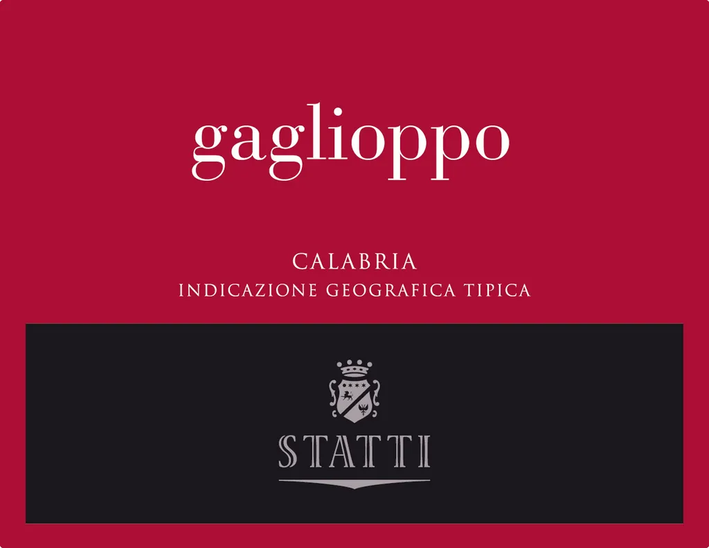 Calabria Gaglioppo Bottle