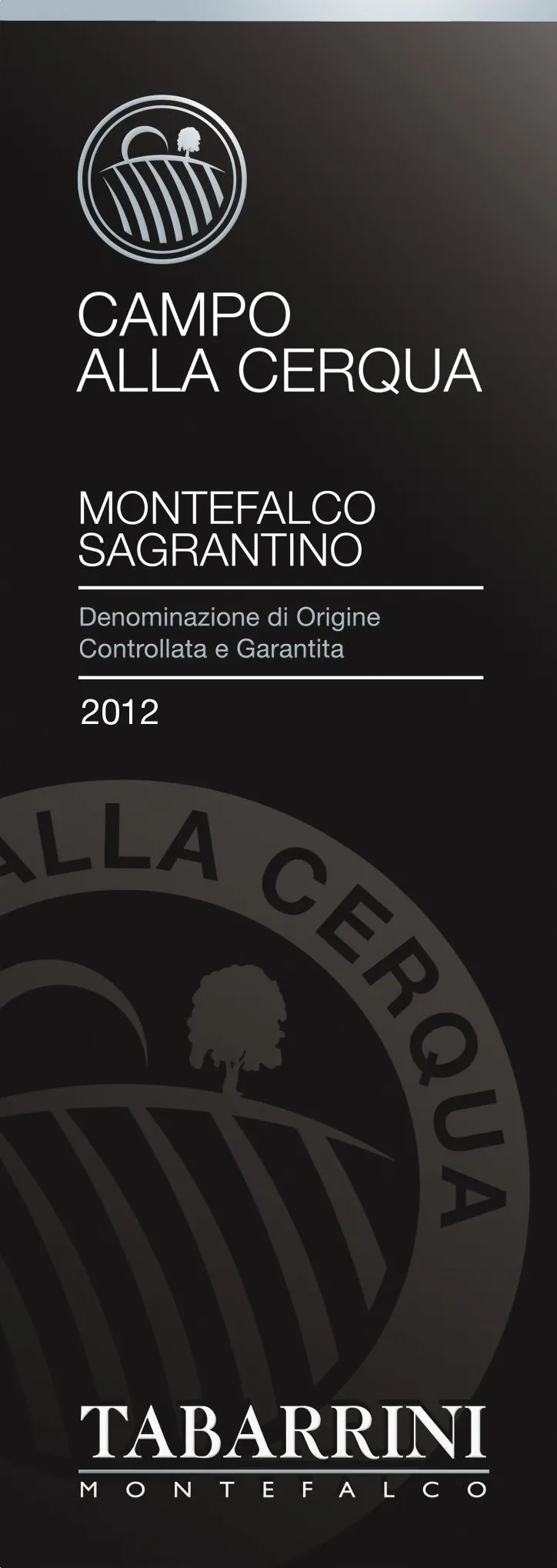 Sagrantino di Montefalco Campo alla Cerqua Bottle
