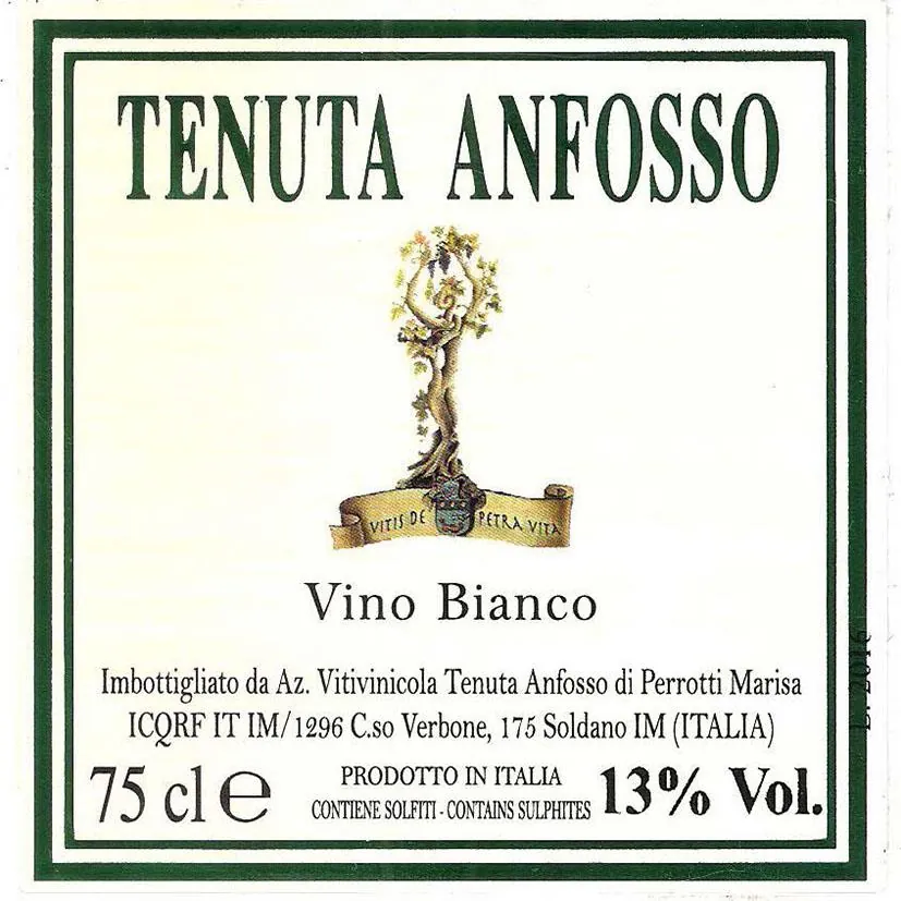 Vino Bianco Antea Bottle