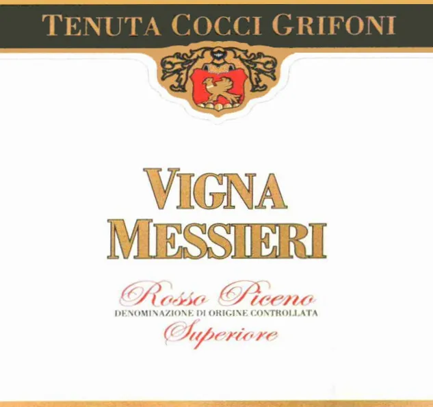 Rosso Piceno Superiore Vigna Messieri Bottle