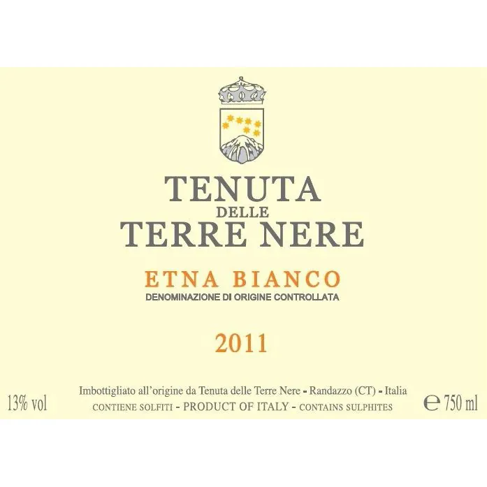 Etna Bianco Le Vigne Niche Bottle