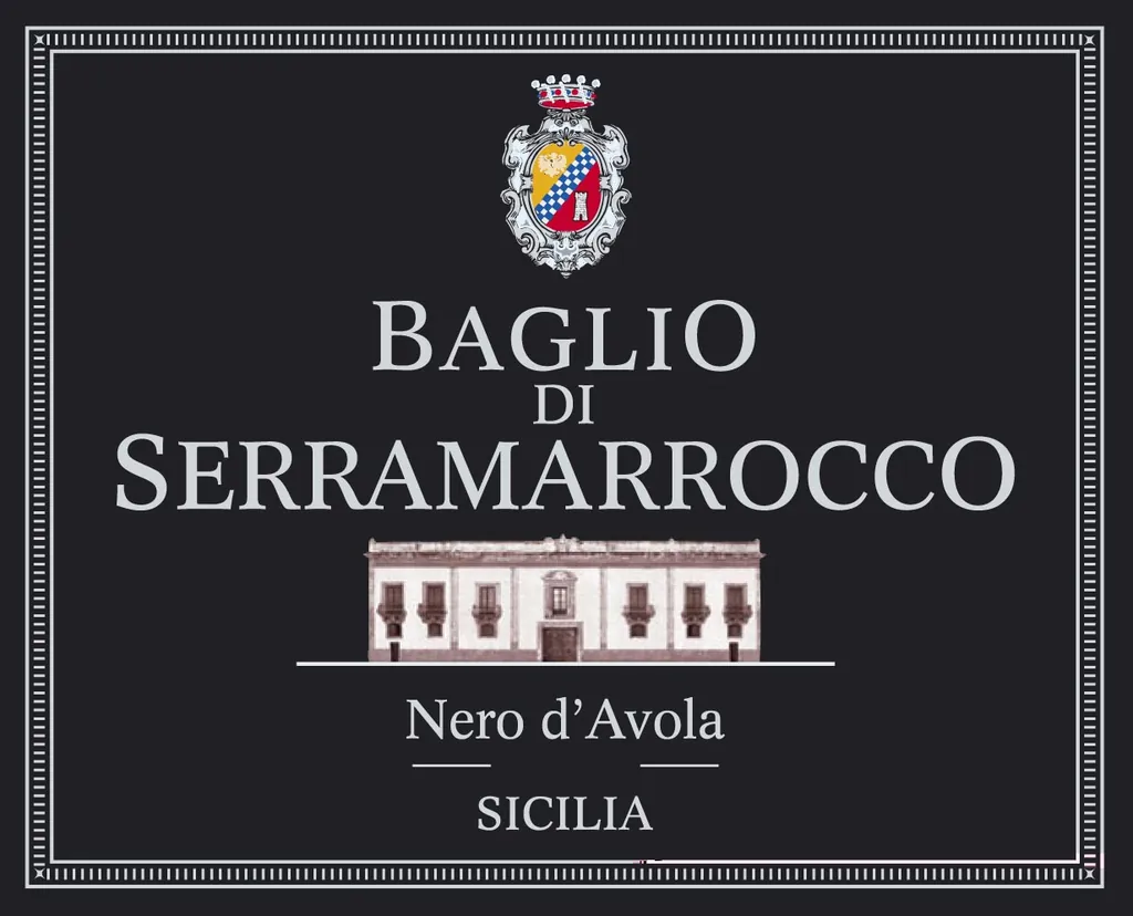 Sicilia Baglio di Serramarrocco Nero d'Avola Bottle