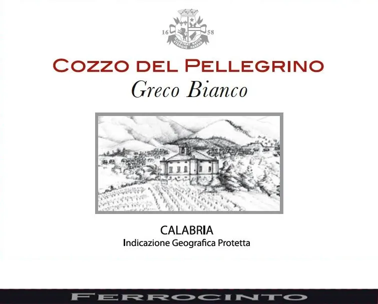 Calabria Cozzo del Pellegrino Greco Bianco Bottle
