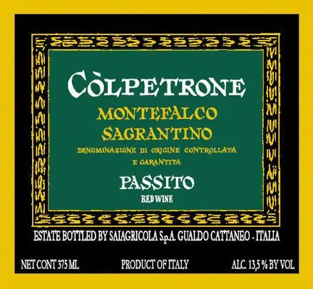 Sagrantino di Montefalco Colpetrone Passito Bottle