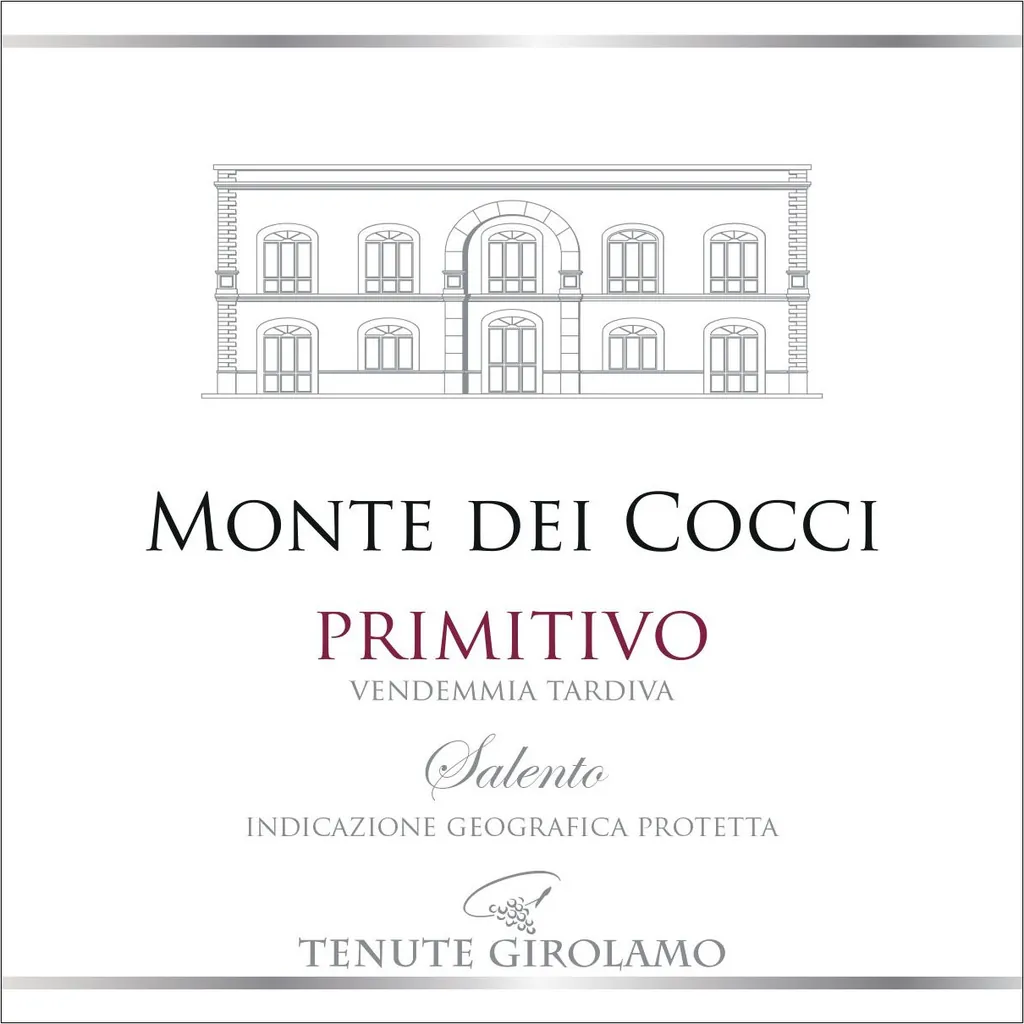 Salento Monte dei Cocci Primitivo Bottle