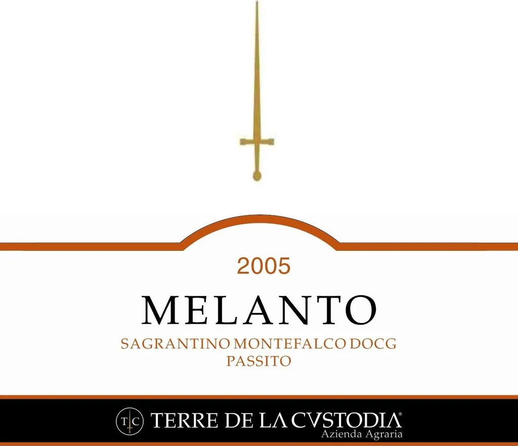 Montefalco Sagrantino Melanto Passito Bottle