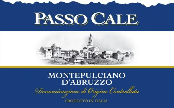 Montepulciano d'Abruzzo Passo Cale Bottle