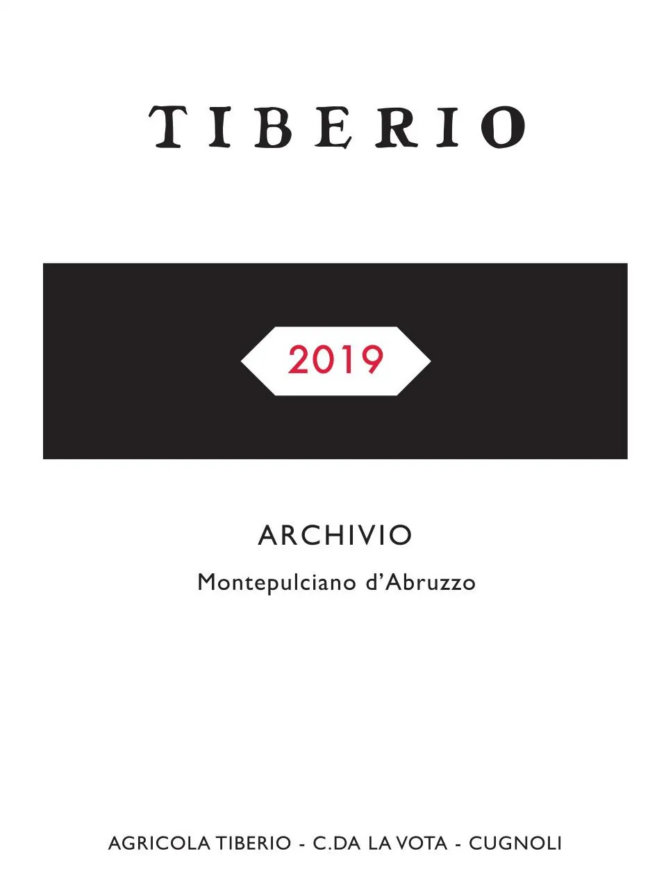 Archivio Montepulciano d'Abruzzo Bottle