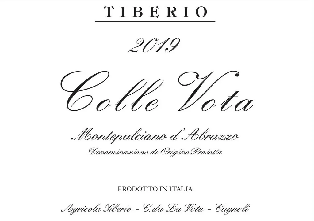 Colle Vota Montepulciano d'Abruzzo Bottle