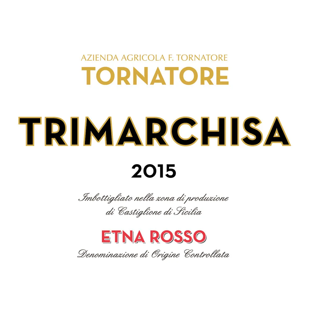 Trimarchisa Etna Rosso Bottle