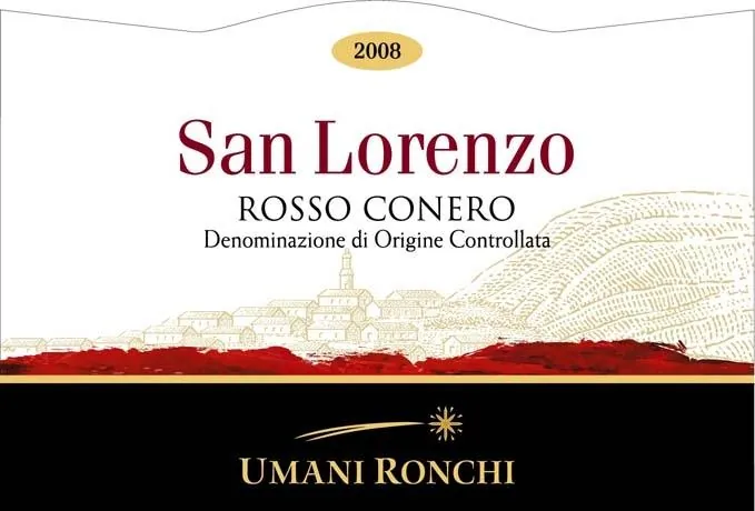 San Lorenz Conero Rosso Bottle