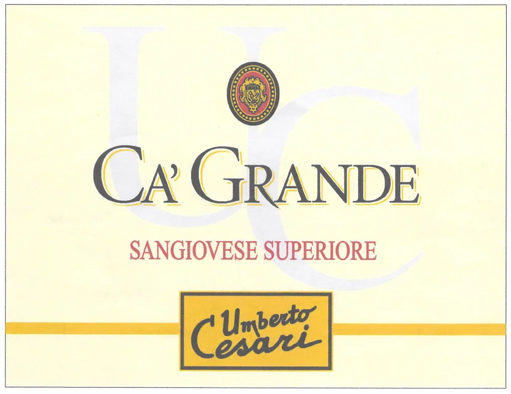 Sangiovese di Romagna Ca' Grande Bottle