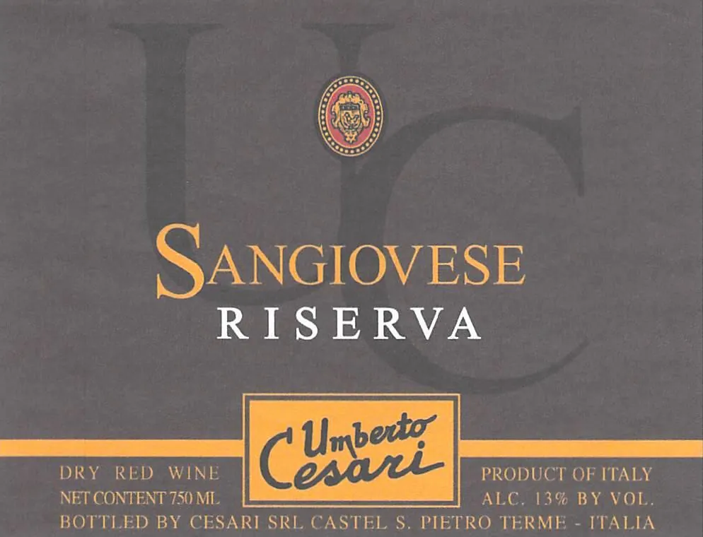Sangiovese di Romagna Riserva Bottle