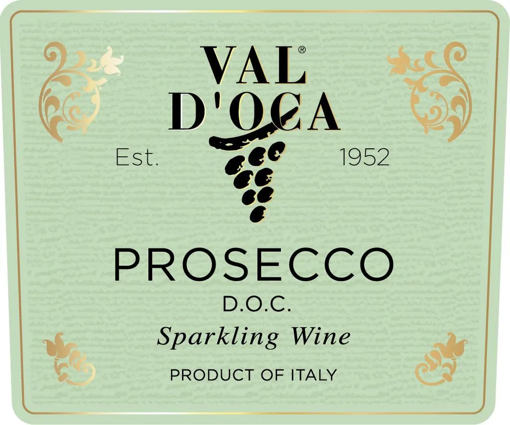 Prosecco Extra Dry Bottle