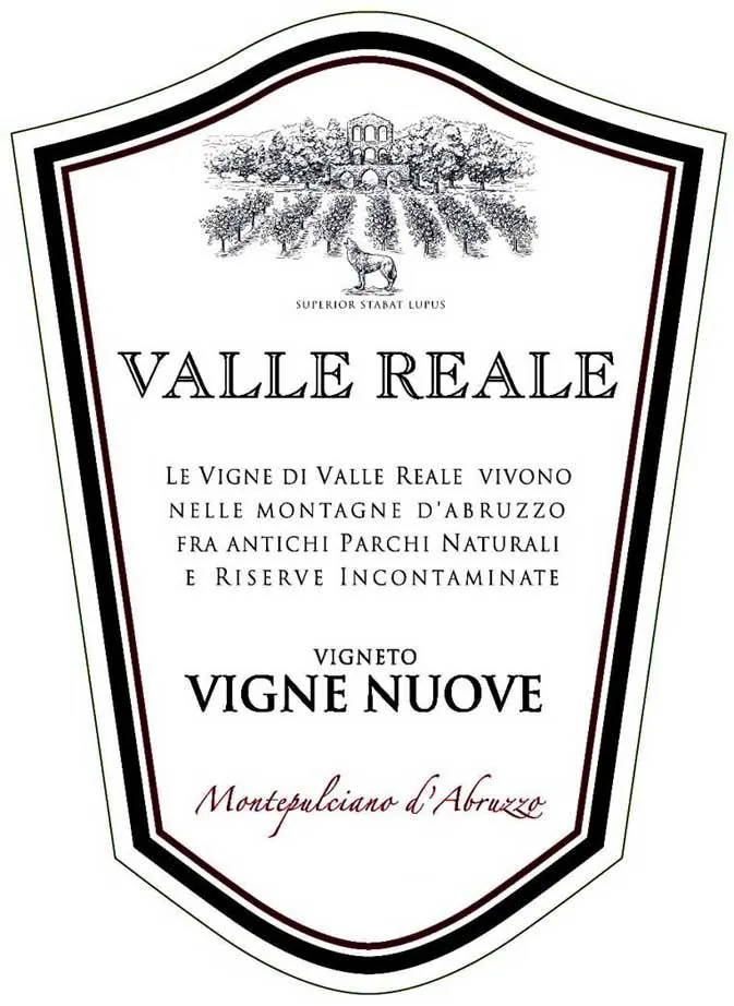 Montepulciano d'Abruzzo Vigne Nuove Bottle