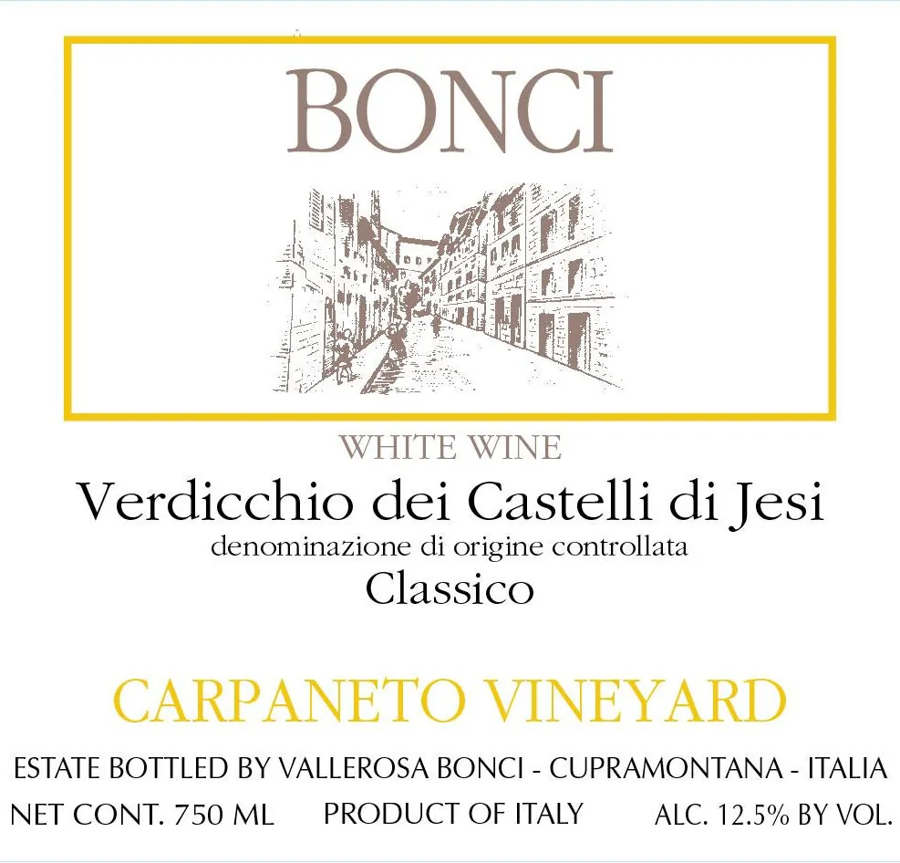 Bonci Verdicchio dei Castelli di Jesi Viatorre Bottle