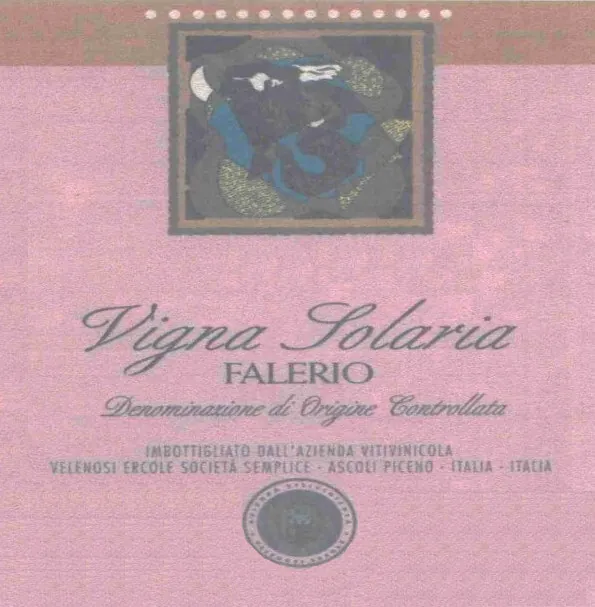 Falerio Vigna Solaria Bottle