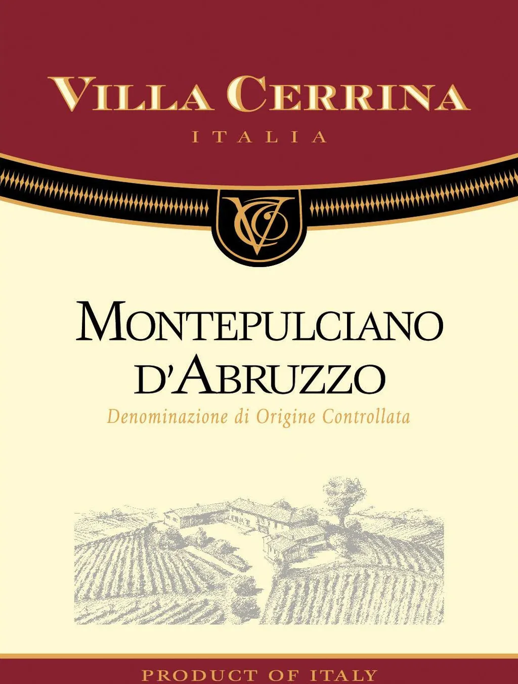 Montepulciano d'Abruzzo Bottle