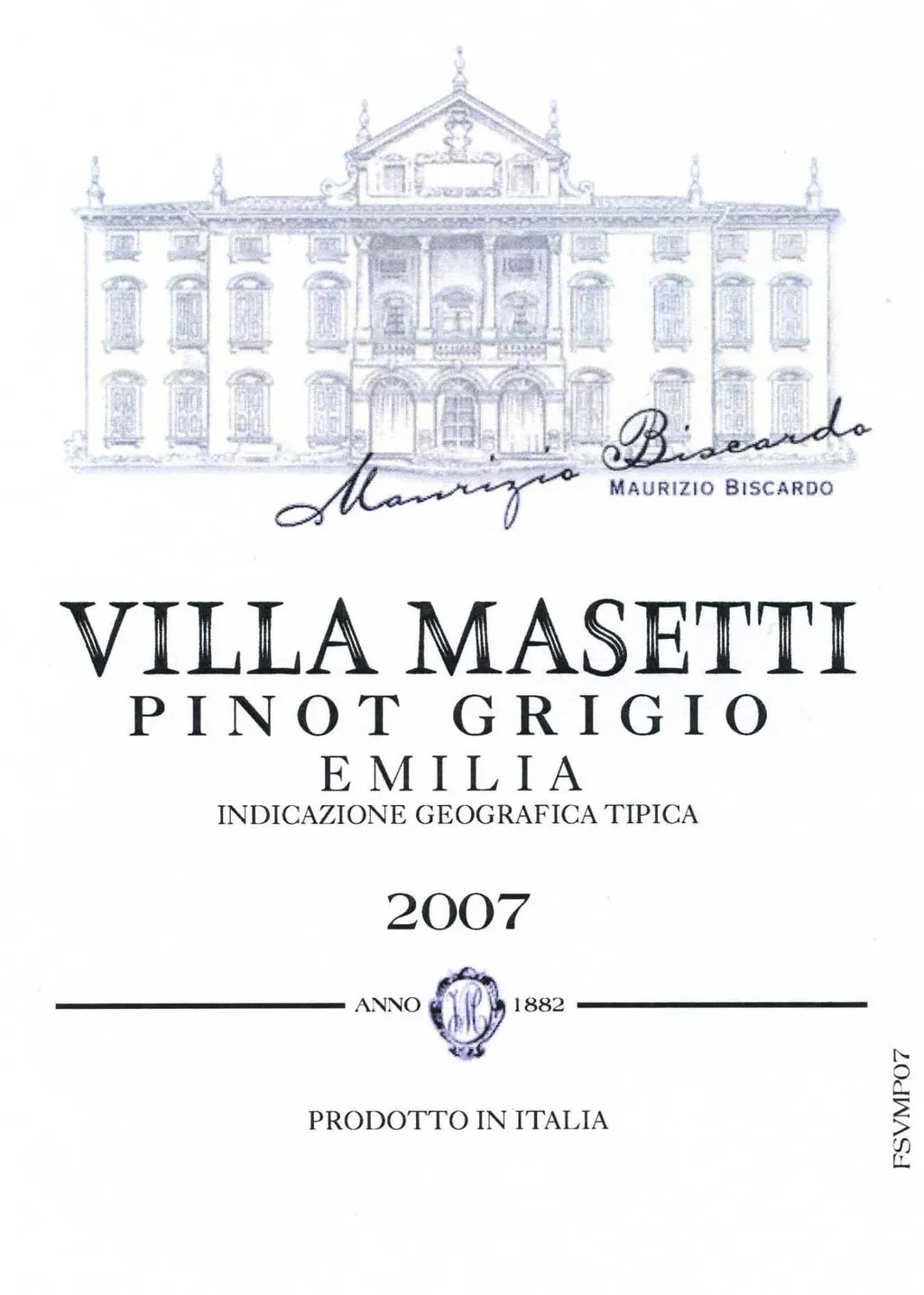 Emilia Pinot Grigio Bottle