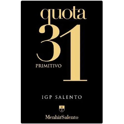 Quota 31 Primitivo Bottle