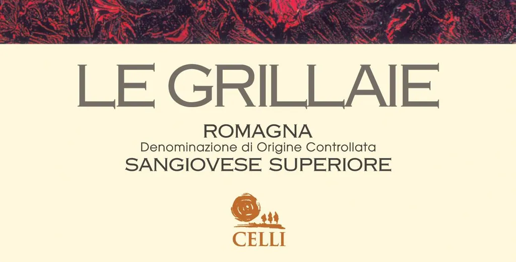 Celli Sangiovese di Romagna Superiore Le Grillaie Bottle
