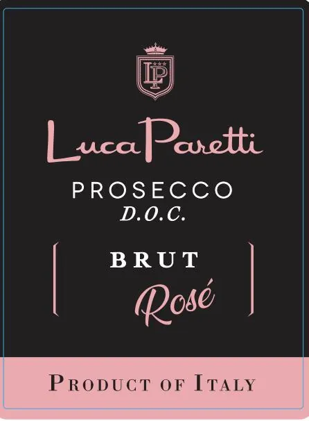 Luca Paretti Prosecco Rose Brut Bottle