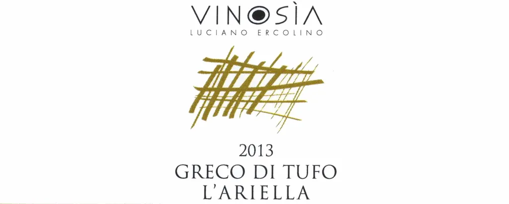 Greco di Tufo L'Ariella Bottle
