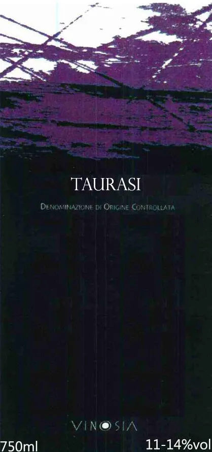 Taurasi Bottle