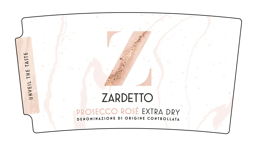 Extra Dry Prosecco Rose Bottle