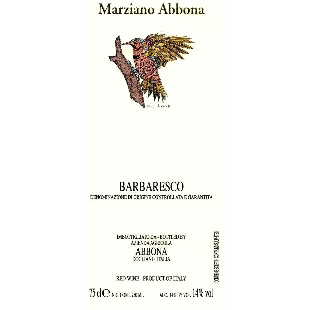 Barbaresco Bottle