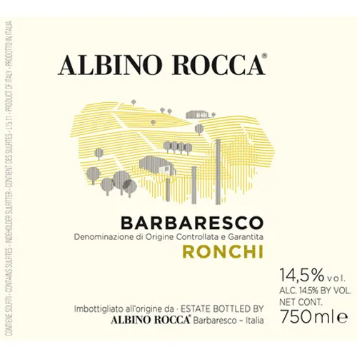 Barbaresco Ronchi Bottle