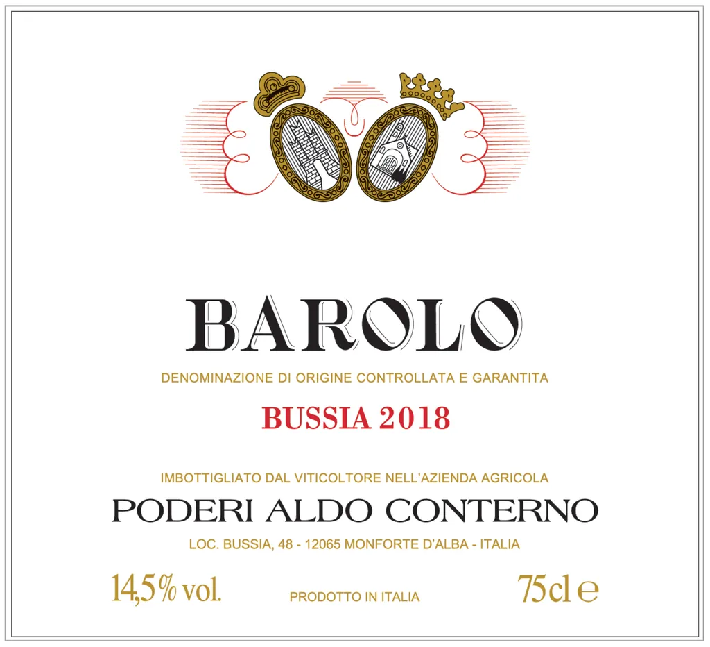 Barolo Bussia Bottle