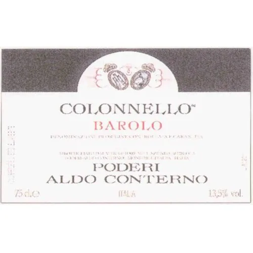 Colonnello Barolo Bottle