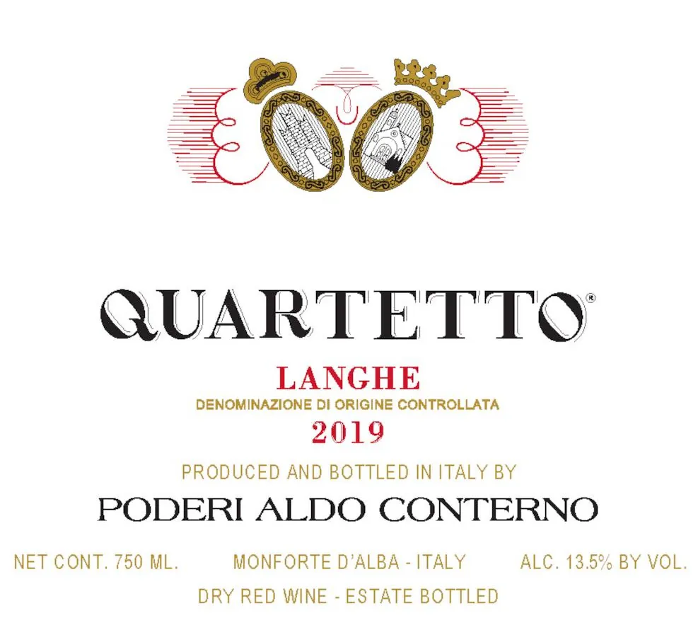 Quartetto Langhe Rosso Bottle
