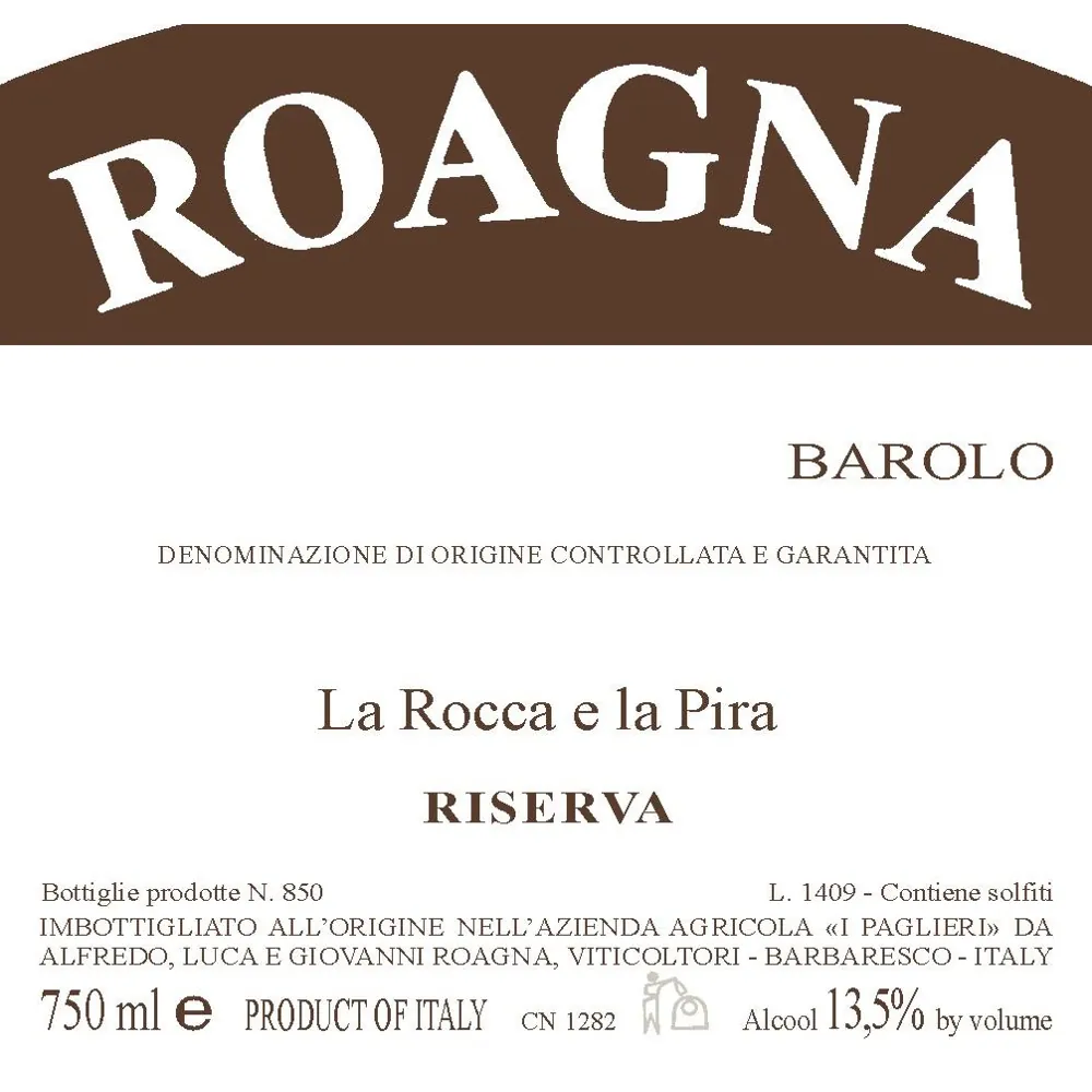 Roagna Barolo La Rocca E La Pira Riserva Bottle