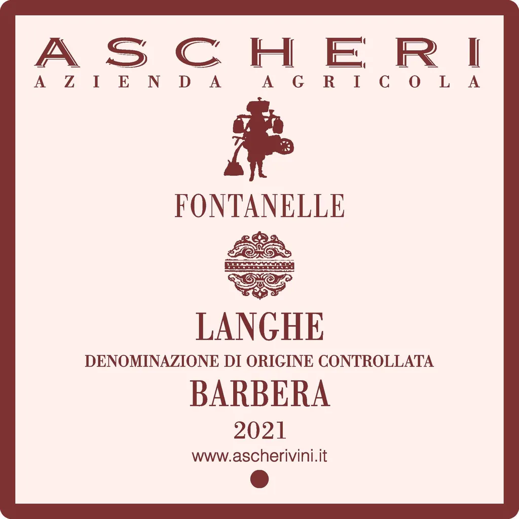 Barbera Fontanelle Bottle