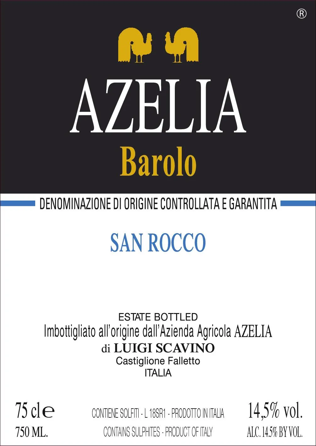 Barolo San Rocco Bottle