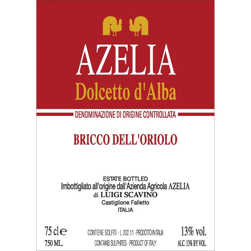 Bricco dell'Oriolo Dolcetto d'Alba Bottle