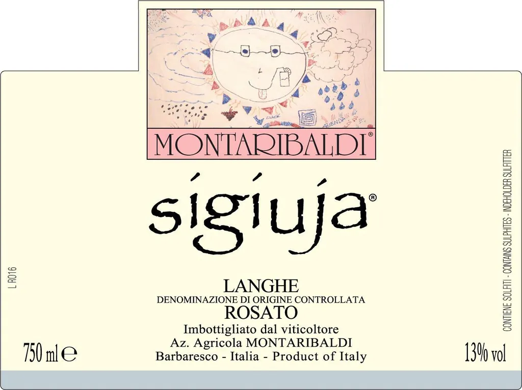 Montaribaldi Sigiuja Rosato Bottle