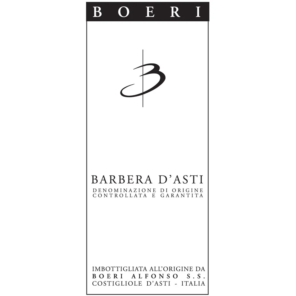 Barbera d'Asti Bottle