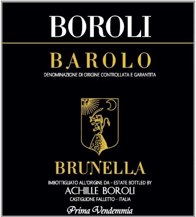 Barolo Brunella Bottle