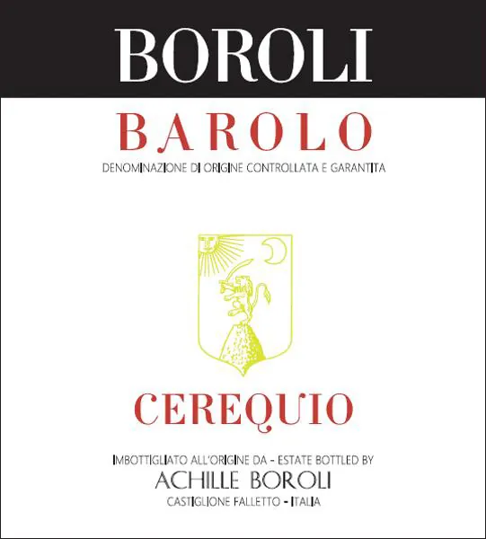 Barolo Cerequio Bottle
