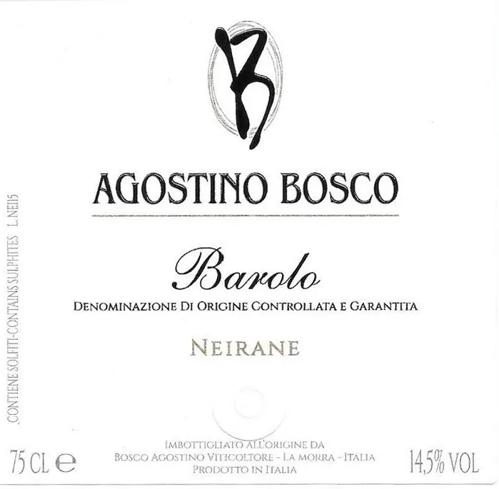 Barolo Neirane Bottle