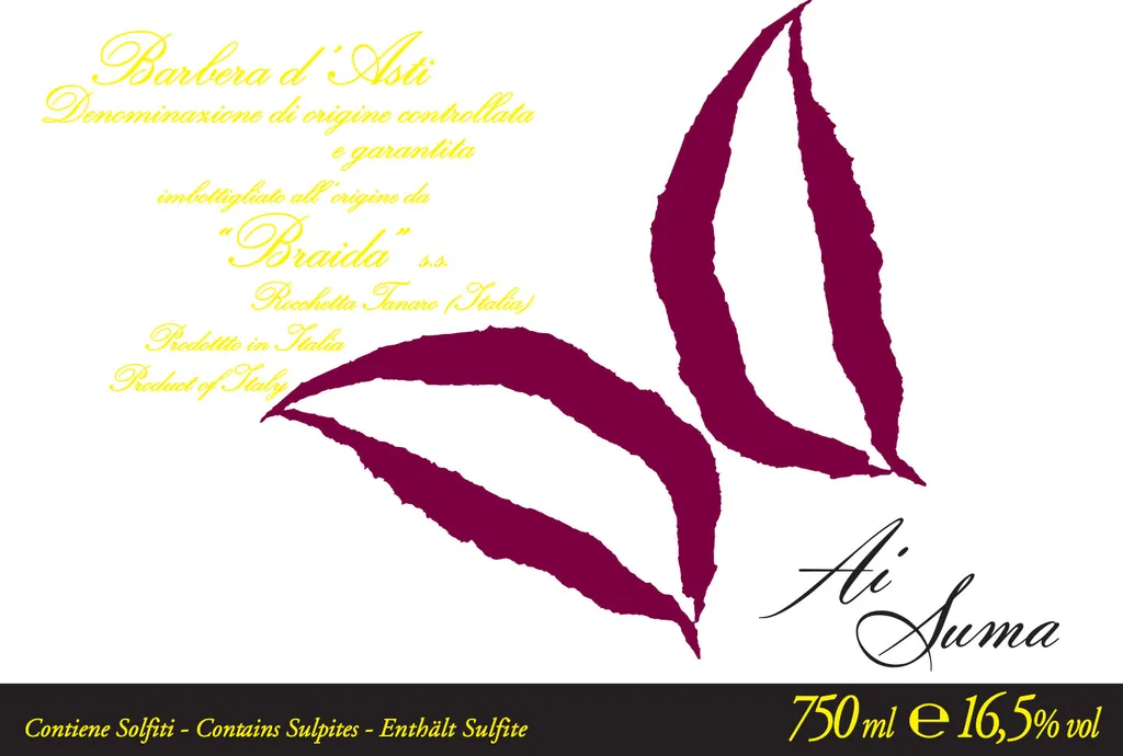 Ai Suma Barbera d'Asti Bottle