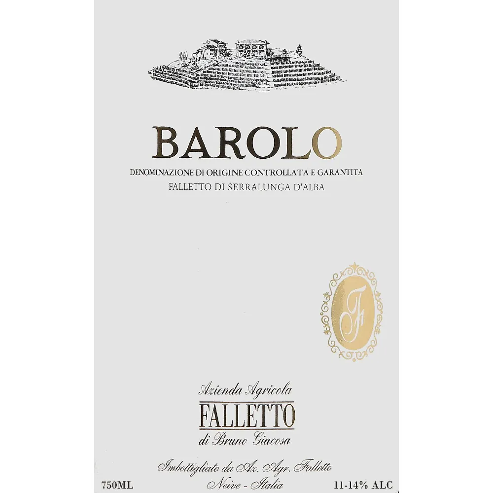 Barolo Le Rocche del Falletto Bottle