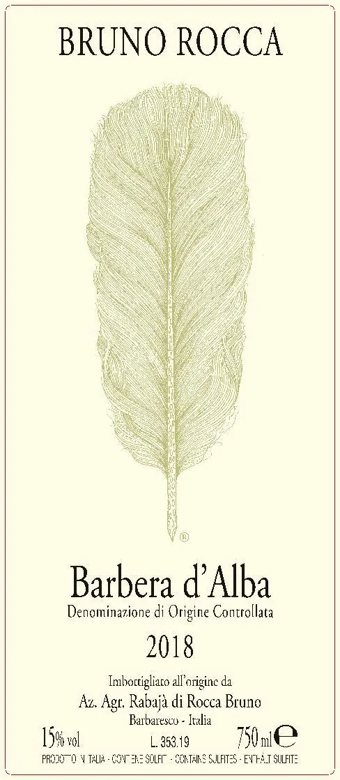 Barbera d'Alba Bottle