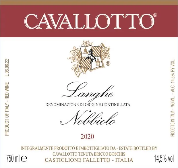 Langhe Nebbiolo Bottle