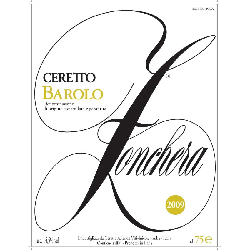 Barolo Zonchera Bottle