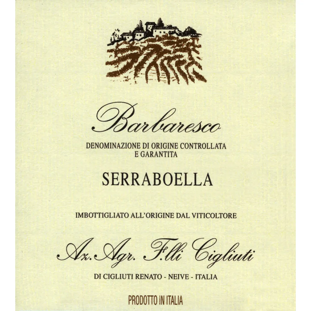 Barbaresco Serraboella Bottle