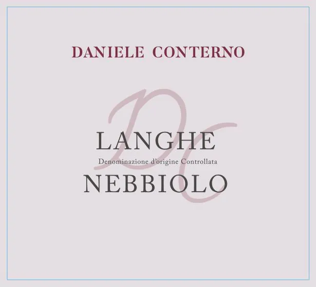 Langhe Nebbiolo Bottle